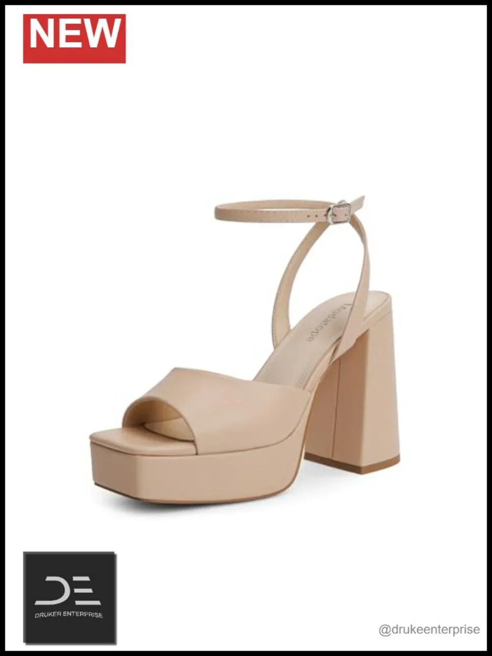 Platform Heels for Women Chunky Heel Open Toe Ankle Strap Sandals